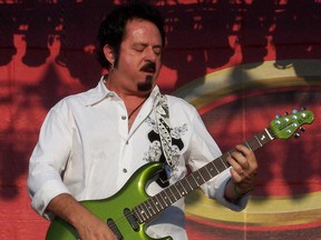 Steve Lukather of the band Toto performing in 2014.