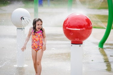 A splash pad was one of the new additions to Colchester Beach and Harbour.