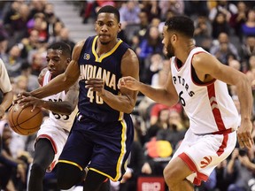 The Detroit Pistons announced the signing of free agent forward/guard Glenn Robinson III (at left), who played for the Indiana Pacers last season.