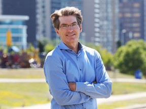 Mayoral candidate Matt Marchand, shown on the riverfront in this July 10, 2018, file photo, wants Windsor to focus more on active transportation and cycling infrastructure.