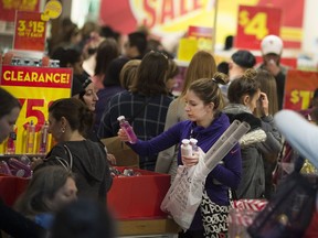 City council will decide whether every holiday in Windsor (except for Christmas Day) should be a shopping day. In this Dec. 26, 2016, file photo, Windsor shoppers take advantage of Boxing Day sales at Devonshire Mall.