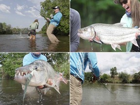 Images from the film The African Tiger — parf of the Fly Fishing Film Tour.