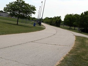 A section of the Ford Test Track in Windsor's east end between Seminole Street and Milloy Street is shown in this 2016 file photo.