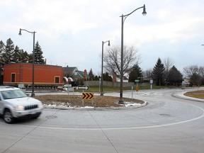Lakeshore drivers can expect traffic headaches during construction of a new roundabout, similar to the one shown in this file photo in Tecumseh.