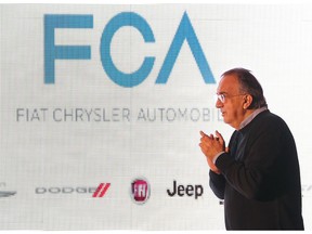 Fiat Chrysler CEO Sergio Marchionne is shown at the University of Windsor on Nov. 17, 2016, where he was a keynote speaker.