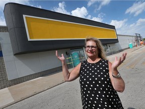 Tecumseh Mall general manager Colleen Conlin is shown on July 5, 2018, in front of where two new tenants will be locating at the east Windsor mall. Giant Tiger and a Petsmart will be opening soon.