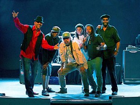 A promotional image of Kingston, Jamaica, funk-reggae band Third World.