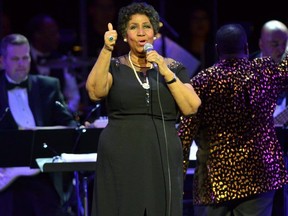 Aretha Franklin performs at the Colosseum at Caesars Windsor in February 2016.