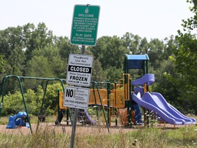 The city of Windsor is buying land from the province to move Seven Sisters Park, where the city has been unable to cut the grass lower than shin height for at least four years because of the presence of a snake species at risk. It will be moved to the front of the subdivision, where the Herb Gray trail system is located. The existing park is shown on Thursday, August 9, 2018.