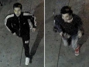 Surveillance camera images of the two males involved in the stabbing of a Good Samaritan in downtown Windsor on Aug. 6, 2018.