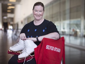 Jennifer Woodrich, coach for the Skate Lakeshore Silver Stars Synchronized Skating Team, is seen at the Atlas Tube Centre, Tuesday, August 14,  2018.