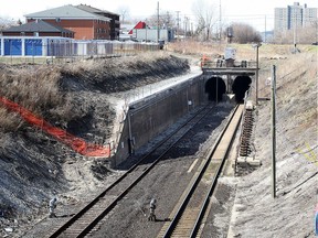 The CP Rail tunnel, which connects Windsor with Detroit, is shown in this 2009 photo.