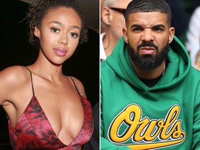 Bella Harris, 18, has taken to Instagram to deny she's in a relationship with 31-year-old rapper Drake. (Rich Fury/Getty Images for Surface Media/DANIEL LEAL-OLIVAS/AFP/Getty Images)