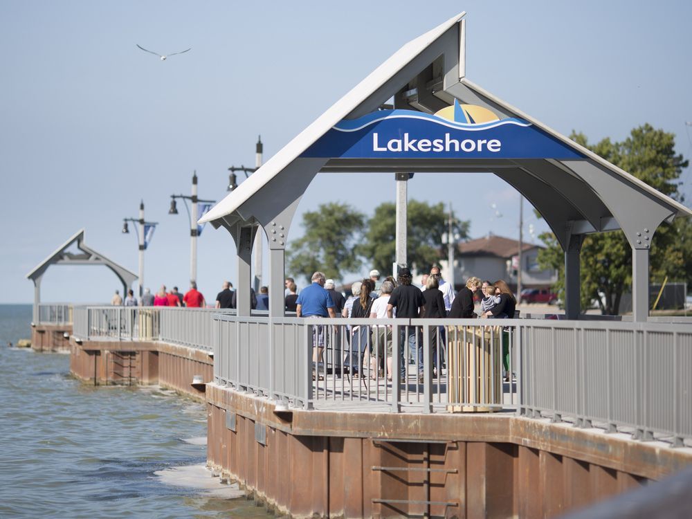 Photos Lakeshore celebrates new jetty at Lakeview Park Windsor Star