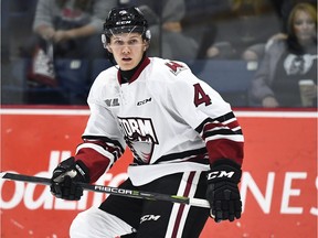 Windsor native Owen Lalonde picked up two assists on Friday to help the Guelph Storm to an 11-4 victory over the Windsor Spitfires.