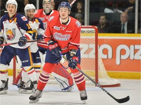 Defenceman Sean Allen will become the third overage player for the Windsor Spitfires, who acquired him from the Oshawa Generals on Monday for a conditional fifth-round pick. Image courtesy of Terry Wilson / OHL Images / Windsor Star