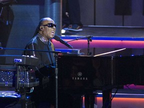 Pop, funk, and R&B icon Stevie Wonder performs in Los Angeles in this 2015 file photo.