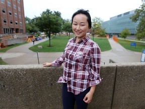 Ai Pinge, an international student from China who is studying at the University of Windsor is shown at the campus on Tuesday, September 25, 2018. She enjoyed a Thanksgiving Dinner with a host family last year. The school is looking for more families this year to host international students.