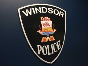 The Windsor Police Service logo at WPS downtown headquarters in September 2018.