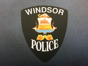 A Windsor Police Service logo on the fourth floor of WPS downtown headquarters in September 2018.