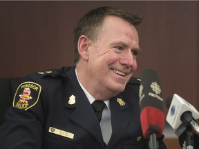 Windsor Police Deputy Chief  Brad Hill is pictured in a file photo from April.