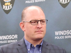 Windsor Mayor Drew Dilkens at a Windsor Police Services Board meeting in October 2018.