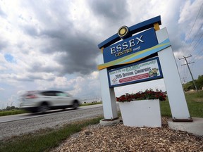 A sign welcomes visitors to Essex on July 7, 2016.