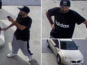 Security camera images of a man who put fuel in his vehicle in Comber on Oct. 3, 2018, then drove off without paying.