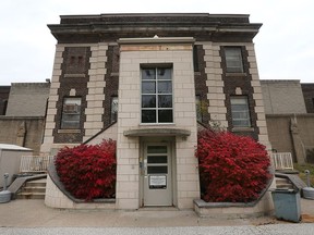 The exterior of the former Windsor Jail on Brock Street is shown on Tuesday, Oct. 30, 2018. The building is up for sale.