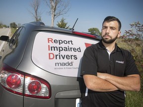 Chaouki Hamka, community leader with MADD — Windsor and Essex County, is pictured Tuesday, Oct. 9, 2018.  MADD is partnering with Crime Stoppers as pot legalization approaches to renew Campaign 911.