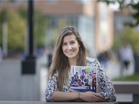 Ashley Vodarek, mental health and wellness coordinator at the University of Windsor, is pictured on campus, Tuesday, Oct. 2, 2018.  The 1st annual Campus Mental Health Day is being held Wednesday, where the university's student mental health strategy will be revealed.