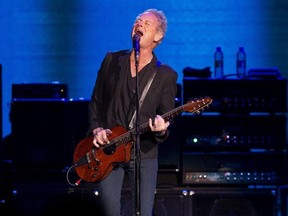 Lindsey Buckingham and Fleetwood Mac perform at Rexall Place, in Edmonton Alta., on Saturday Nov. 15, 2014.
