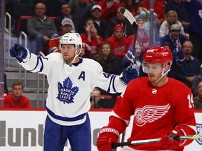 Leafs defenceman Moran Rielly has been on a tear to start the season. GETTY IMAGES