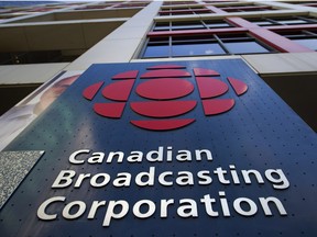TORONTO, ON: APRIL 4, 2012 -- The Canadian Broadcasting Corporation (CBC) Toronto headquarters, photographed Wednesday afternoon, April 4, 2012. (Aaron Lynett / National Post) //NATIONAL POST STAFF PHOTO ORG XMIT: POS2013042917513274 // na022015-cbc na032715CBC na032715-CBC