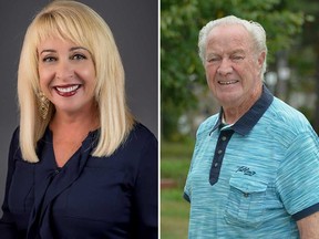 From left: June Muir, CEO of the Unemployed Help Centre in Windsor, and Len Campbell, former president of CAW Local 240. Both have been named the winners of this year's Charles E. Brooks Labour Community Service Award.