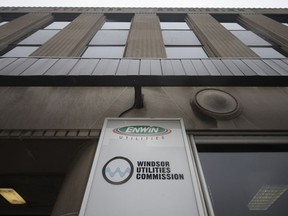 The exterior of Enwin Utilities in downtown Windsor is seen on Nov. 9, 2018.