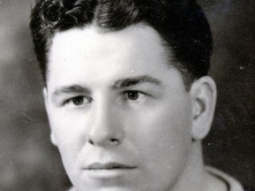 Fred Roberston played defence for the Toronto Maple Leafs when the club won the 1931-32 Stanley Cup, the first championship in the team's new rink the Maple Leaf Gardens.