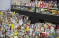 Food bank donations are shown in this 2018 file photo.