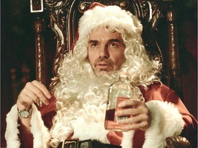 Billy Bob Thornton in the movie Bad Santa.