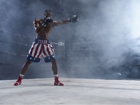 This image released by Metro Goldwyn Mayer Pictures / Warner Bros. Pictures shows Michael B. Jordan in a scene from "Creed II."