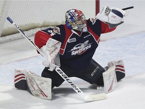 Windsor Spitfire goaltender Mikey DiPietro was named to Canada's 34-man world junior camp roster on Monday along with Tecumseh's Jack Studnicka and former Spitfire Gabriel Vilardi.