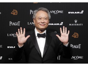Taiwanese director Ang Lee poses on the red carpet at the 55th Golden Horse Awards in Taipei, Taiwan, Saturday, Nov. 17, 2018. Lee is the guest at this year's Golden Horse Awards, one of the Chinese-language film industry's biggest annual events. (AP Photo/Chiang Ying-ying)