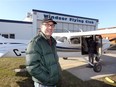 Graham Wilson, chief flight instructor at Windsor Flying Club, prepares to take a family on a sightseeing trip Sunday.  Windsor Flying Club will be celebrating their 75th anniversary in 2019.