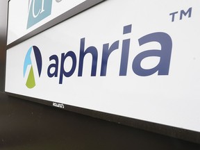 The exterior of Aphria Inc. offices in Leamington are shown in this Dec. 3, 2018, file photo. Aphria is going on a hiring binge after Health Canada approval for a major production expansion.