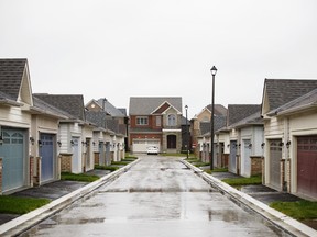 Statistics Canada's price index for new Toronto homes fell 1.4 per cent in October from a year earlier, the most since September 1996.