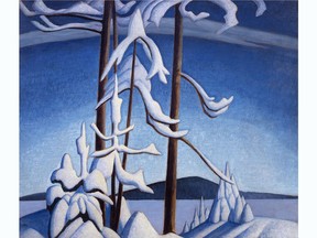 Lauren Harris, painter from Canada’s iconic Group of Seven will have his Trees and Snow on display.