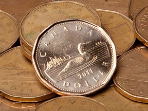 The Canadian loonie is on a high.