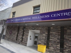 The exterior of Hotel-Dieu Grace Healthcare's Crisis and Mental Wellness Centre on Ouellette Avenue in downtown Windsor is shown in December 2018.