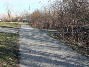 The extension of the Ganatchio Trail in Little River Corridor Park where Sara Anne Widholm was brutally beaten on Oct. 8, 2017. Photographed Dec. 19, 2018.