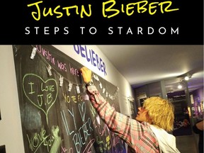 The cover of John Kastner's first book, Justin Bieber: Steps to Stardom.